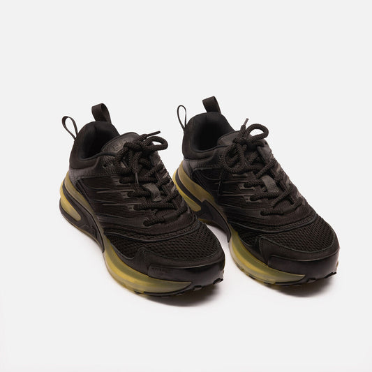 Givenchy Black Mixed Media Sneakers