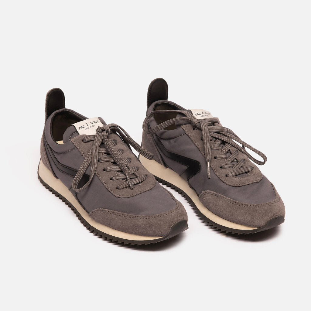 Rag & Bone Gray Nylon/Suede Sneaker