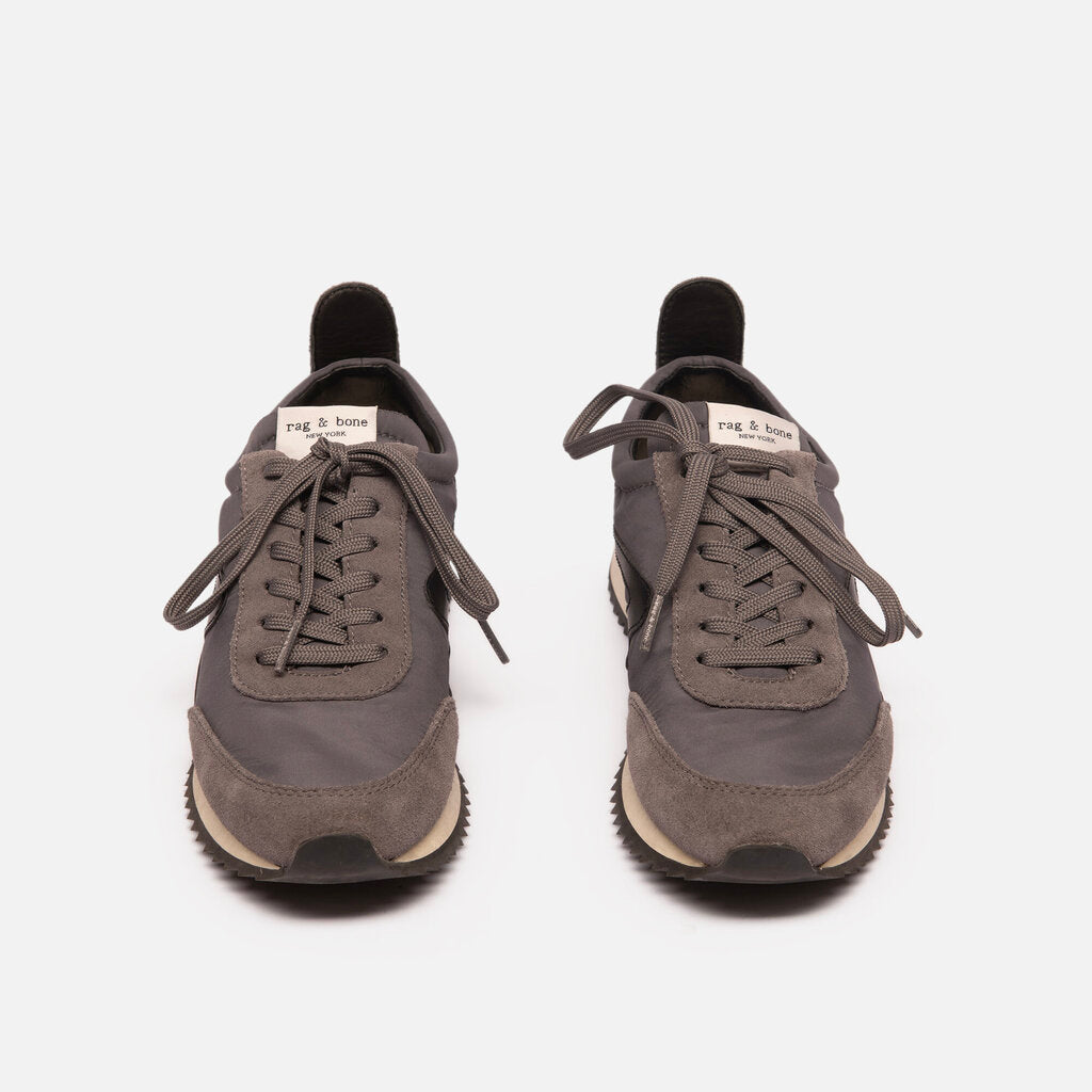 Rag & Bone Gray Nylon/Suede Sneaker