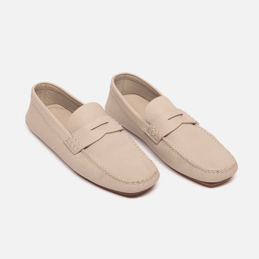 Khaite Lt Gray Billy Penny Loafers (820)