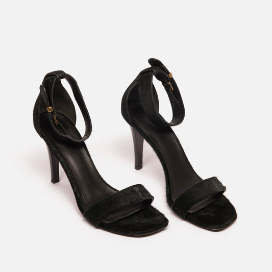 Celine Green Calf Hair Sandal