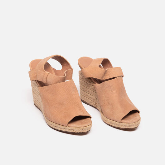 Alexander Wang Pink Leather Wedge Espadrille