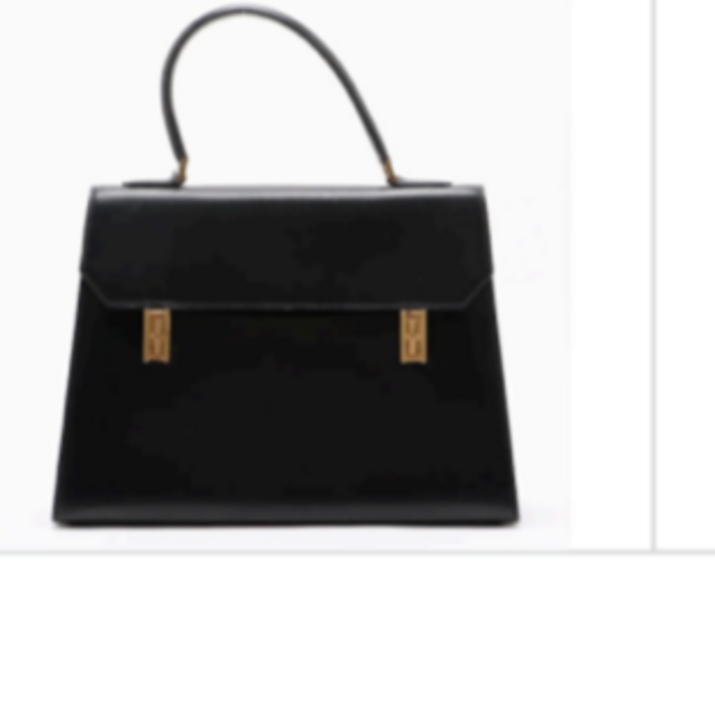 Black Box Calf Top Handle Bag