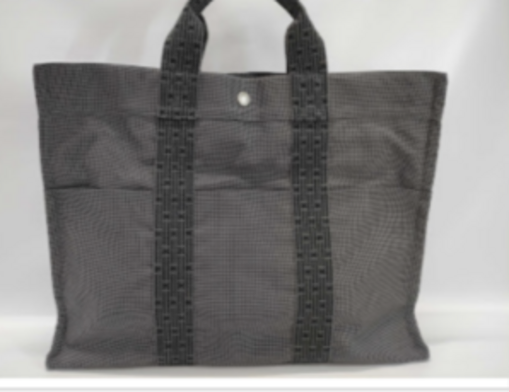 Black & Gray Canvas Tote