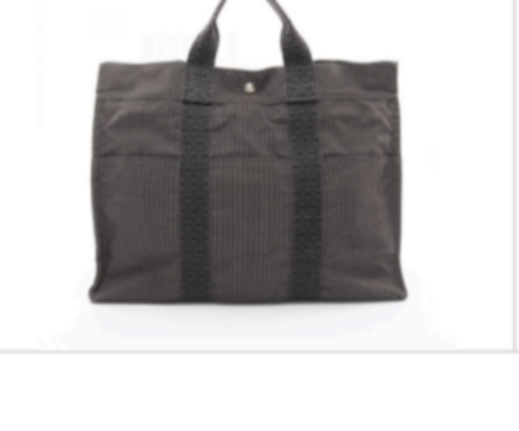 Black & Gray Canvas Tote