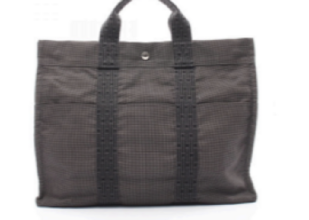 Black & Gray Canvas Tote