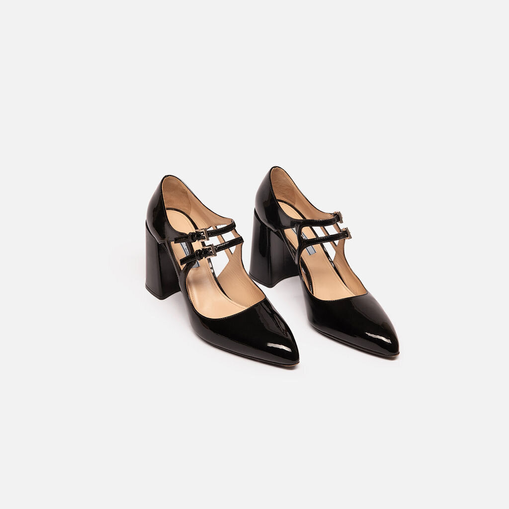 Prada Black Patent Heel