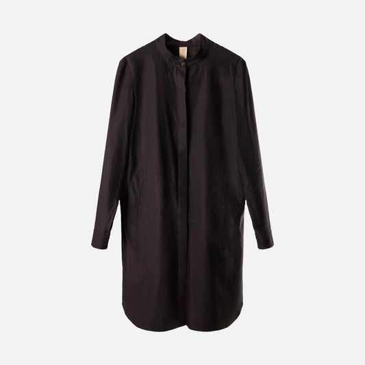 Maria Cornejo Navy Cotton Button Down Dress