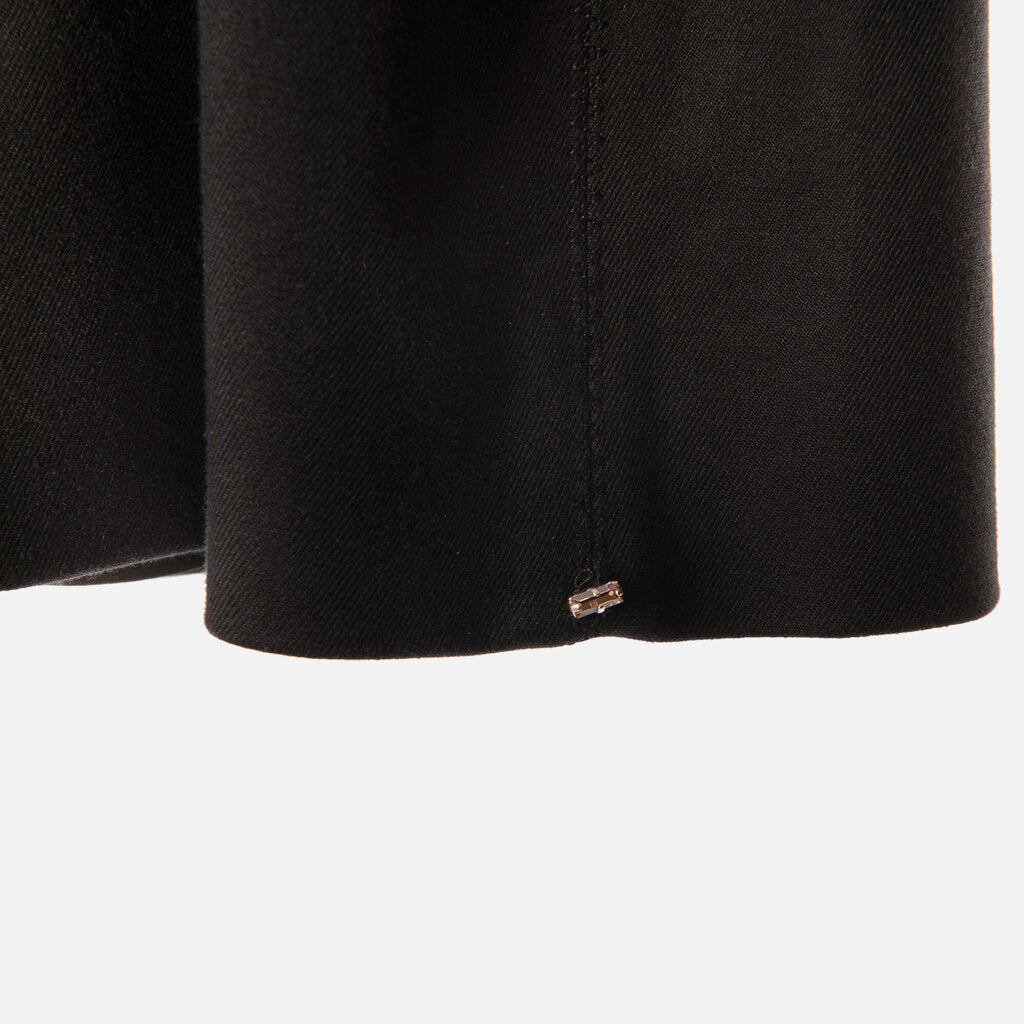 Sportmax Black Cotton Halter Mini Dress