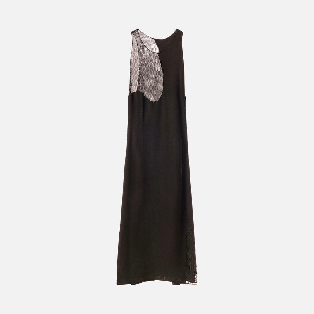 Alexander Wang Black Rayon Mesh Dress