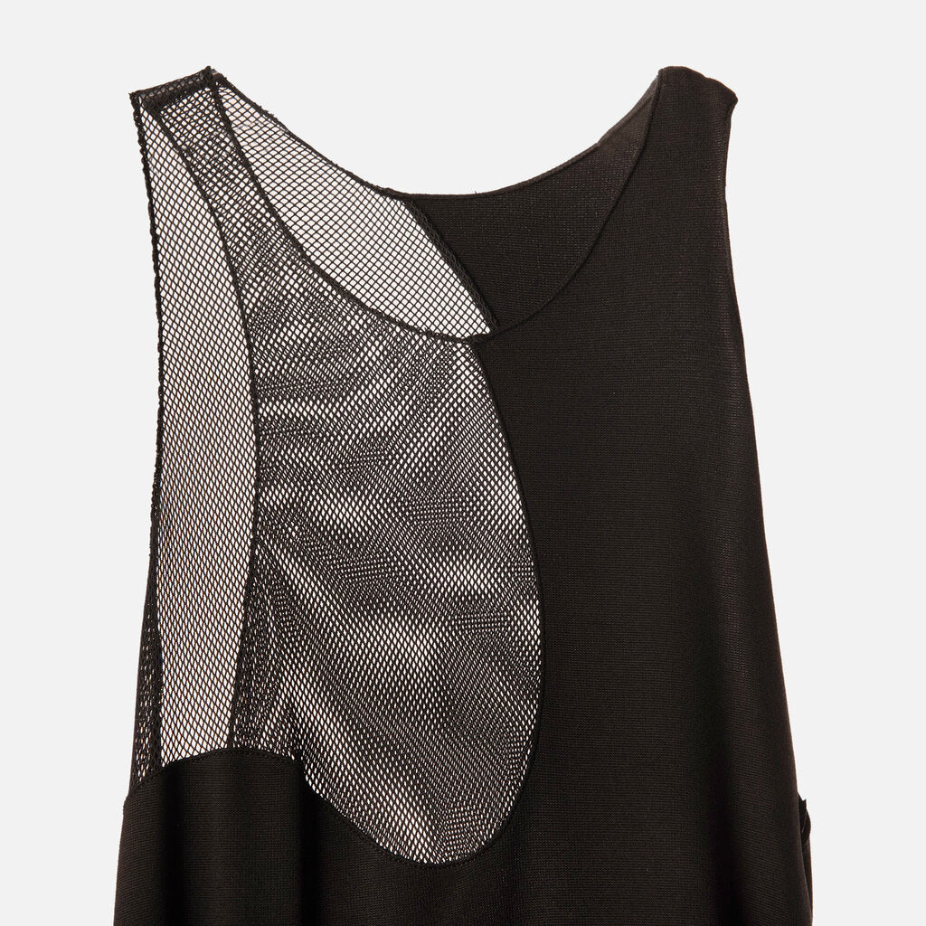 Alexander Wang Black Rayon Mesh Dress
