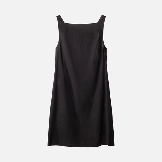 Theory Navy Linen/Viscose Mini Dress