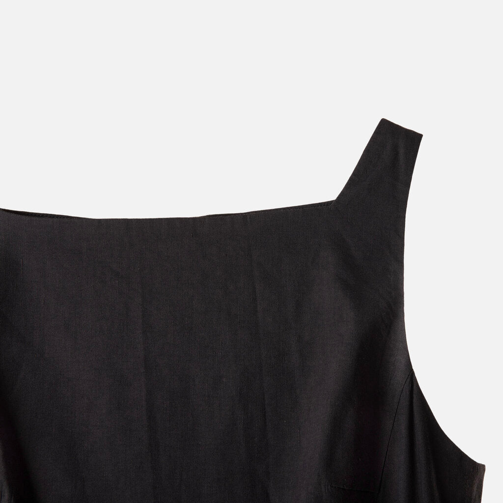 Theory Navy Linen/Viscose Mini Dress