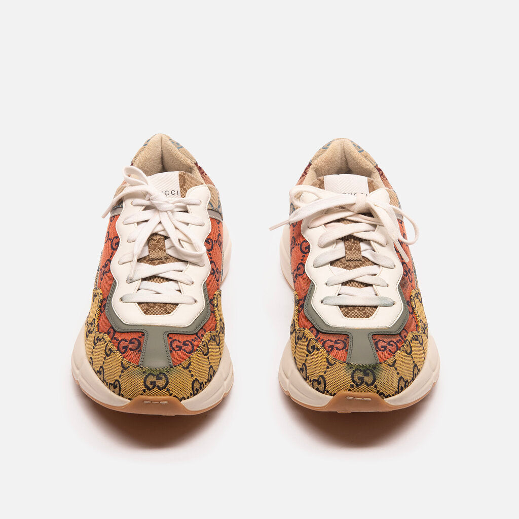 Gucci Multicolor Canvas Monogram Sneaker (Men's)