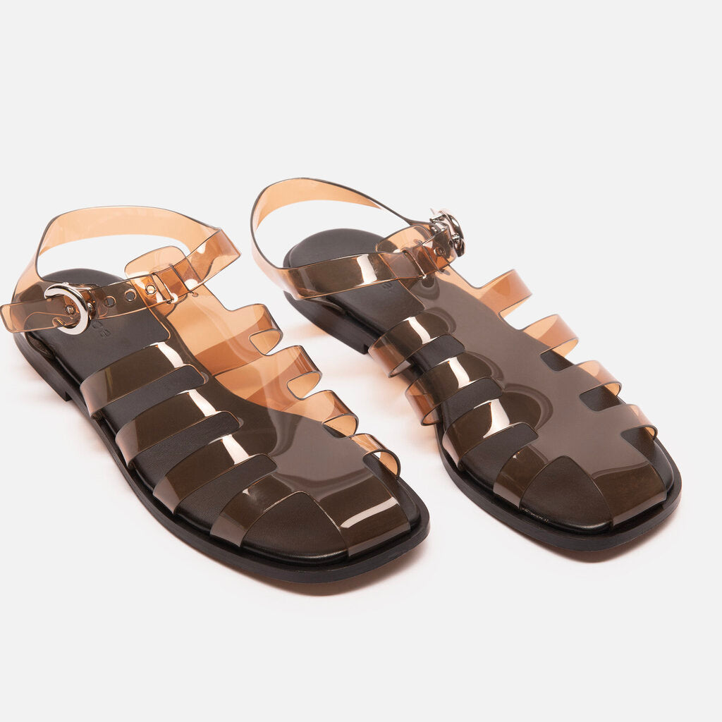 Vince Brown Jelly Sandal