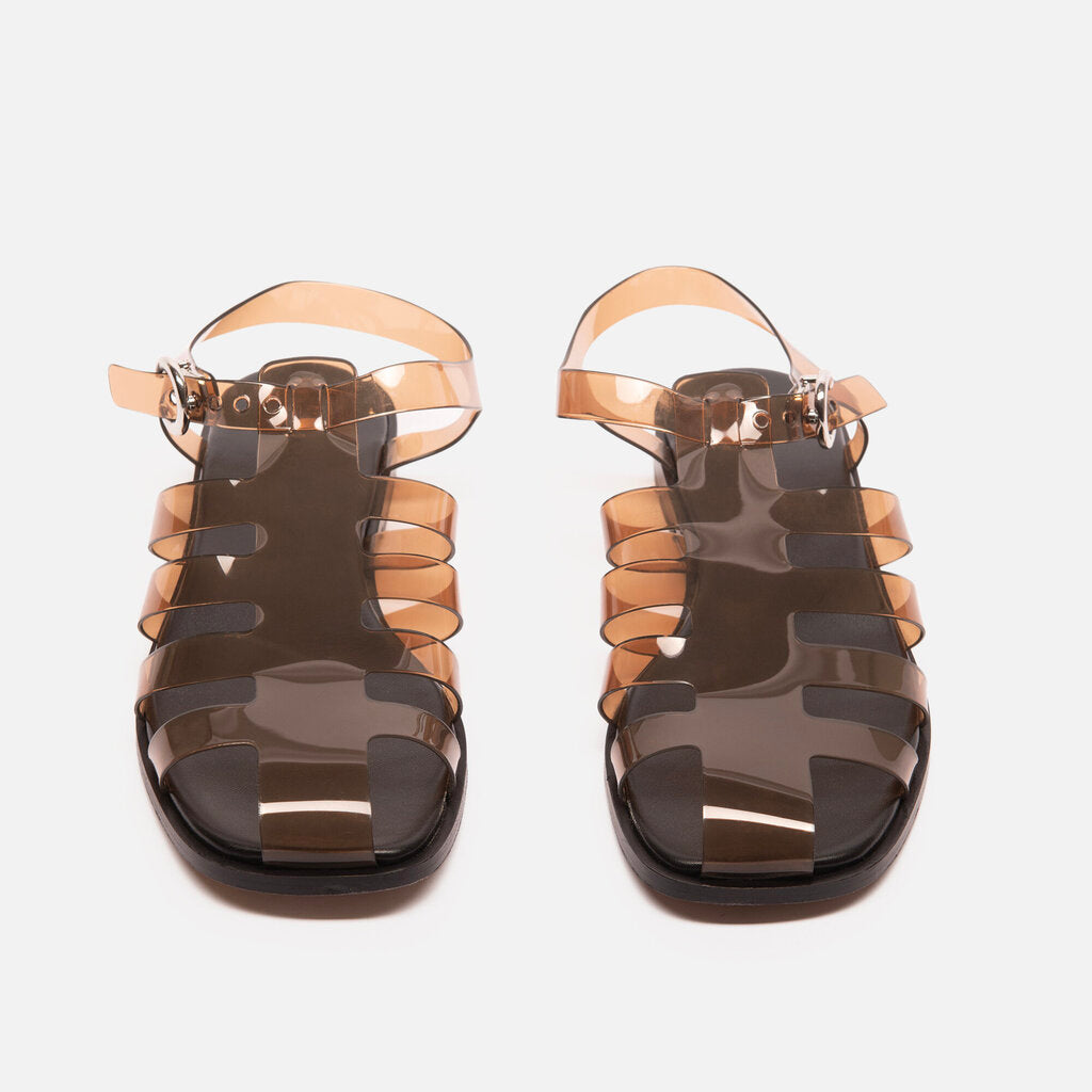 Vince Brown Jelly Sandal