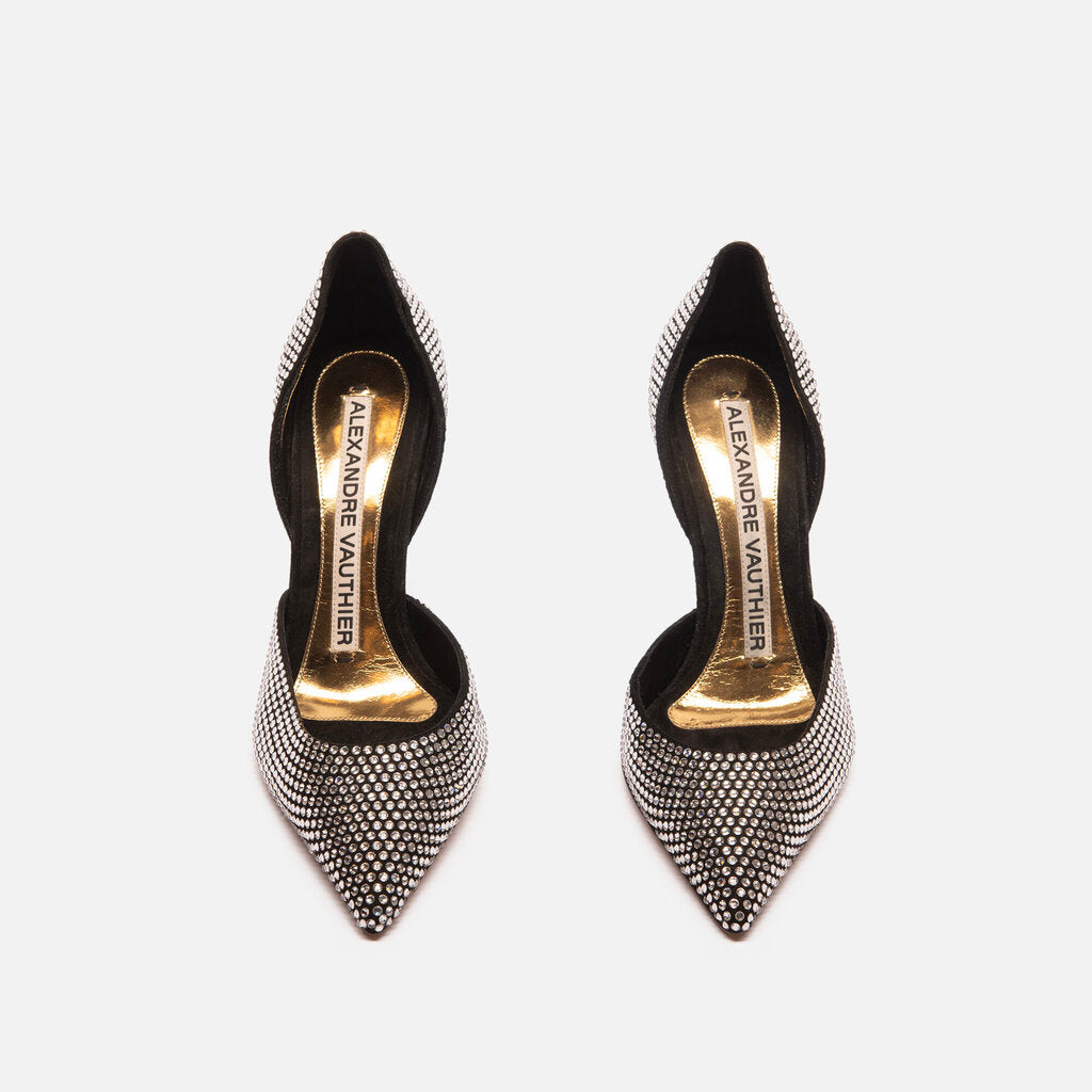 Alexandre Vauthier Black/Silver Jewel Pumps