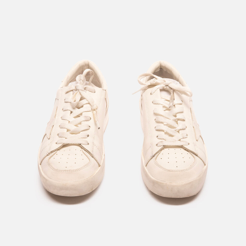 Golden Goose White Leather Low Top Sneaker