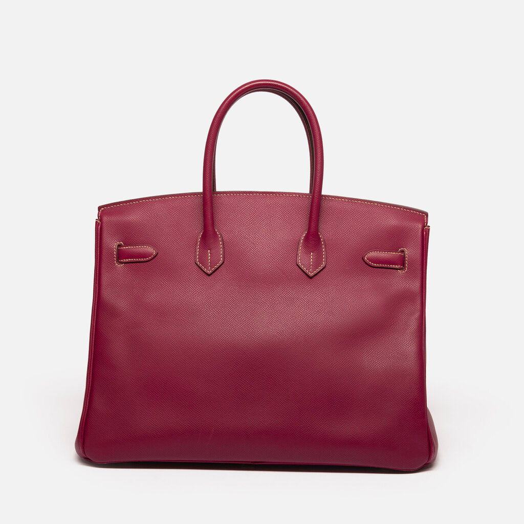 Hermes Tosca Epsom Birkin 35 PHW