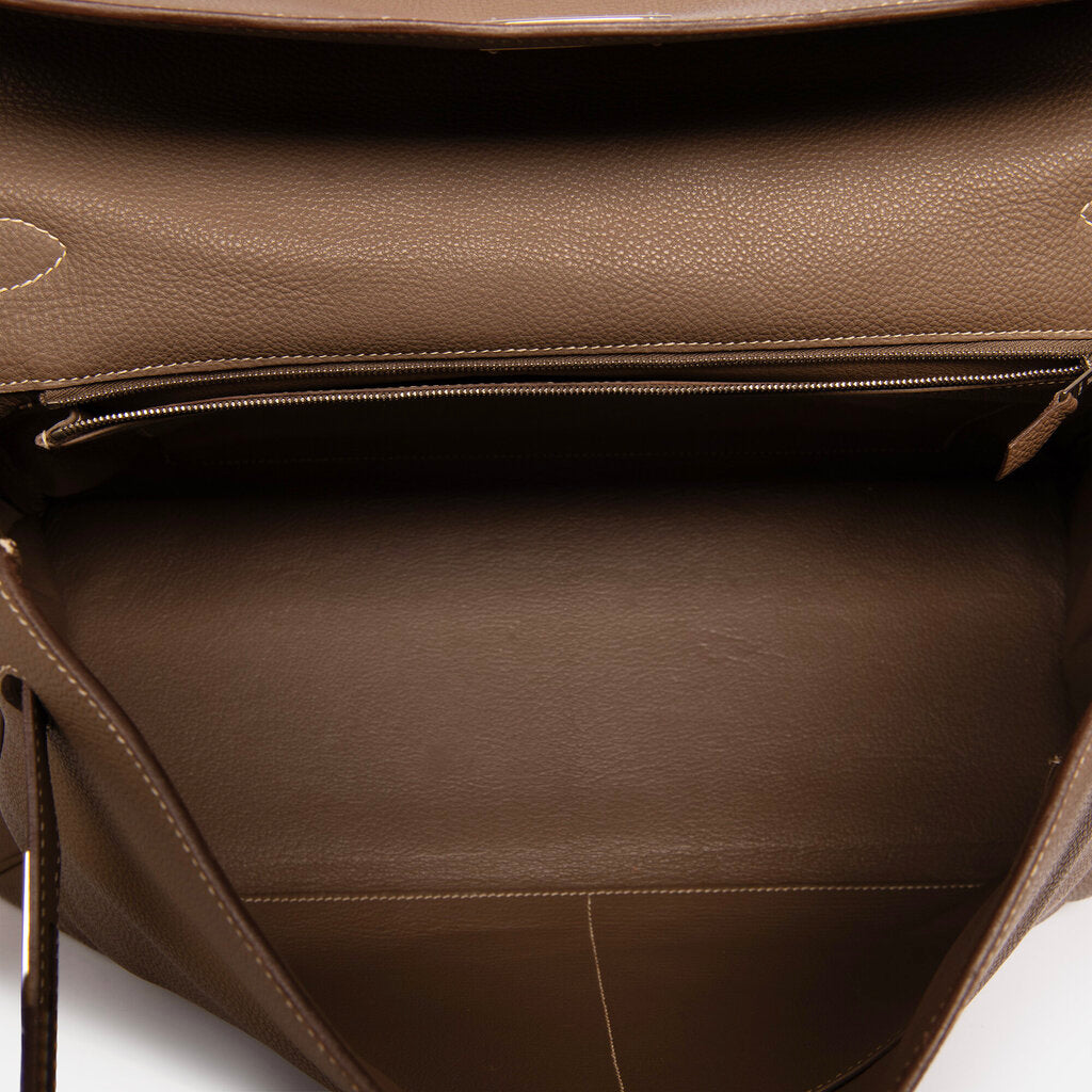 Hermes Etoupe Kelly 40 PHW