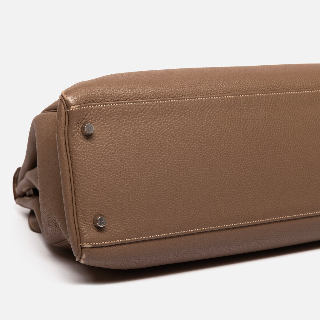 Hermes Etoupe Kelly 40 PHW