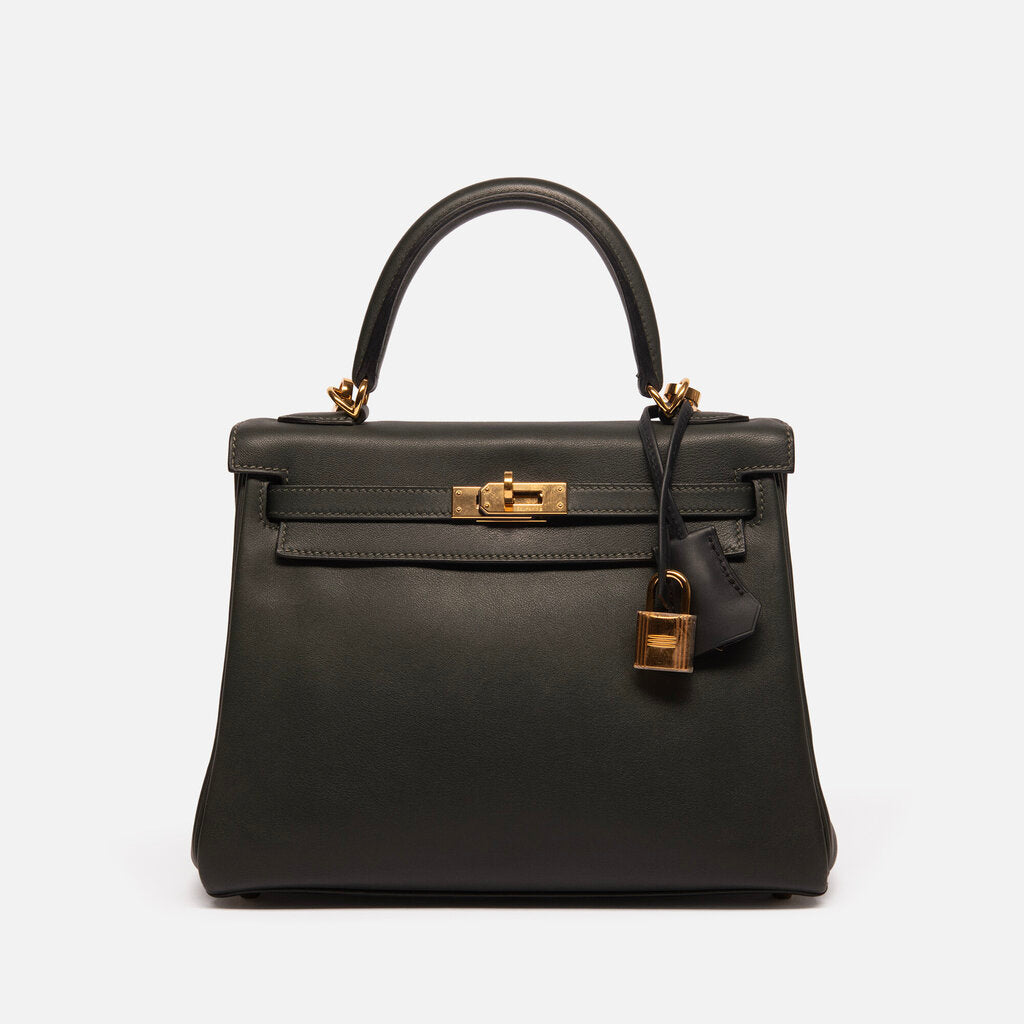 Hermes Vert Cypress Kelly 25 GHW (2016)