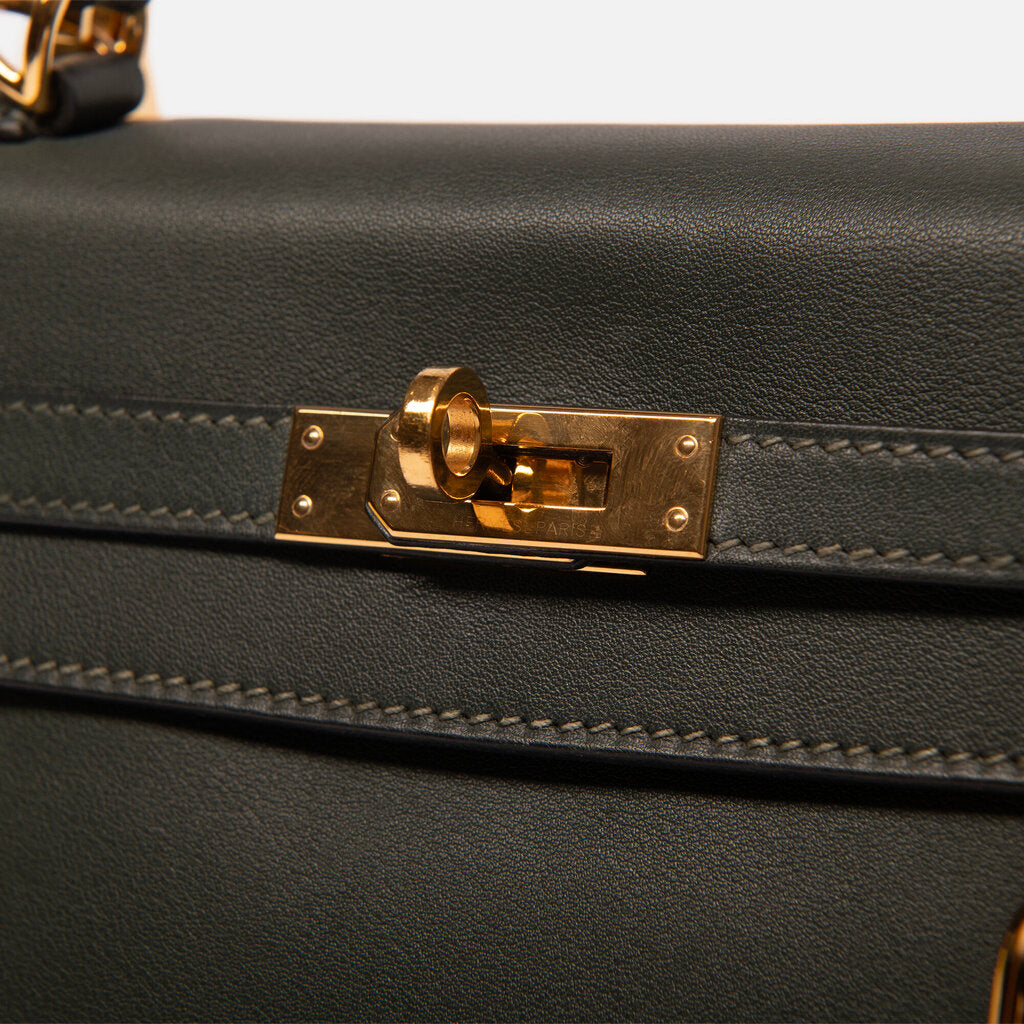 Hermes Vert Cypress Kelly 25 GHW (2016)