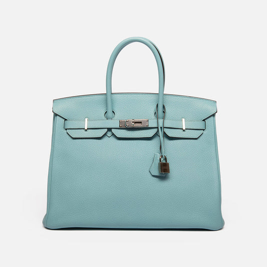 Hermes Atoll Clemence Birkin 35 PHW (2018)