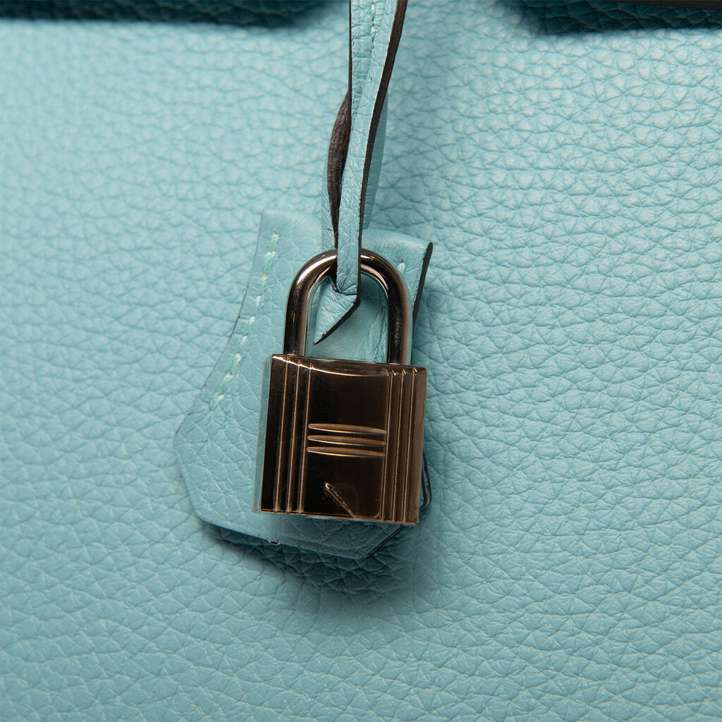 Hermes Atoll Clemence Birkin 35 PHW (2018)