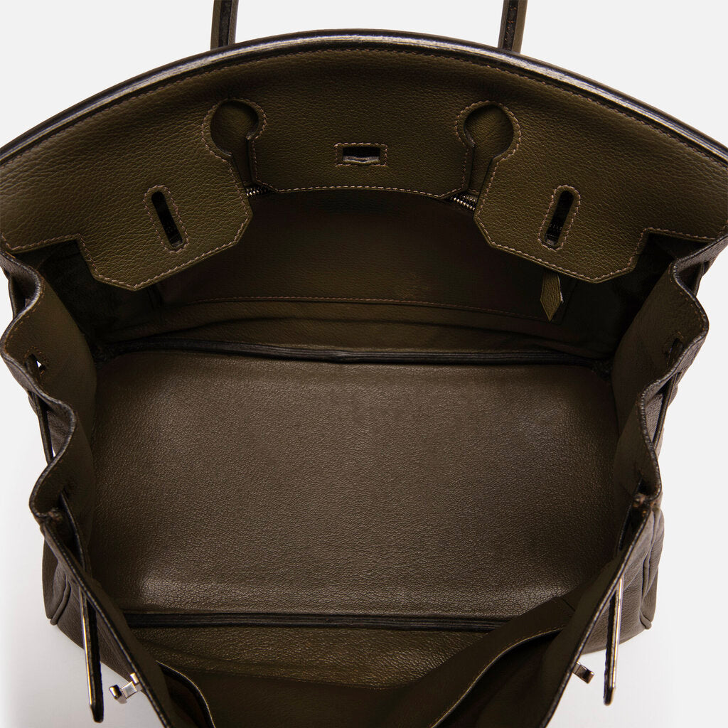 Hermes Olive Evergrain Birkin 30 PHW