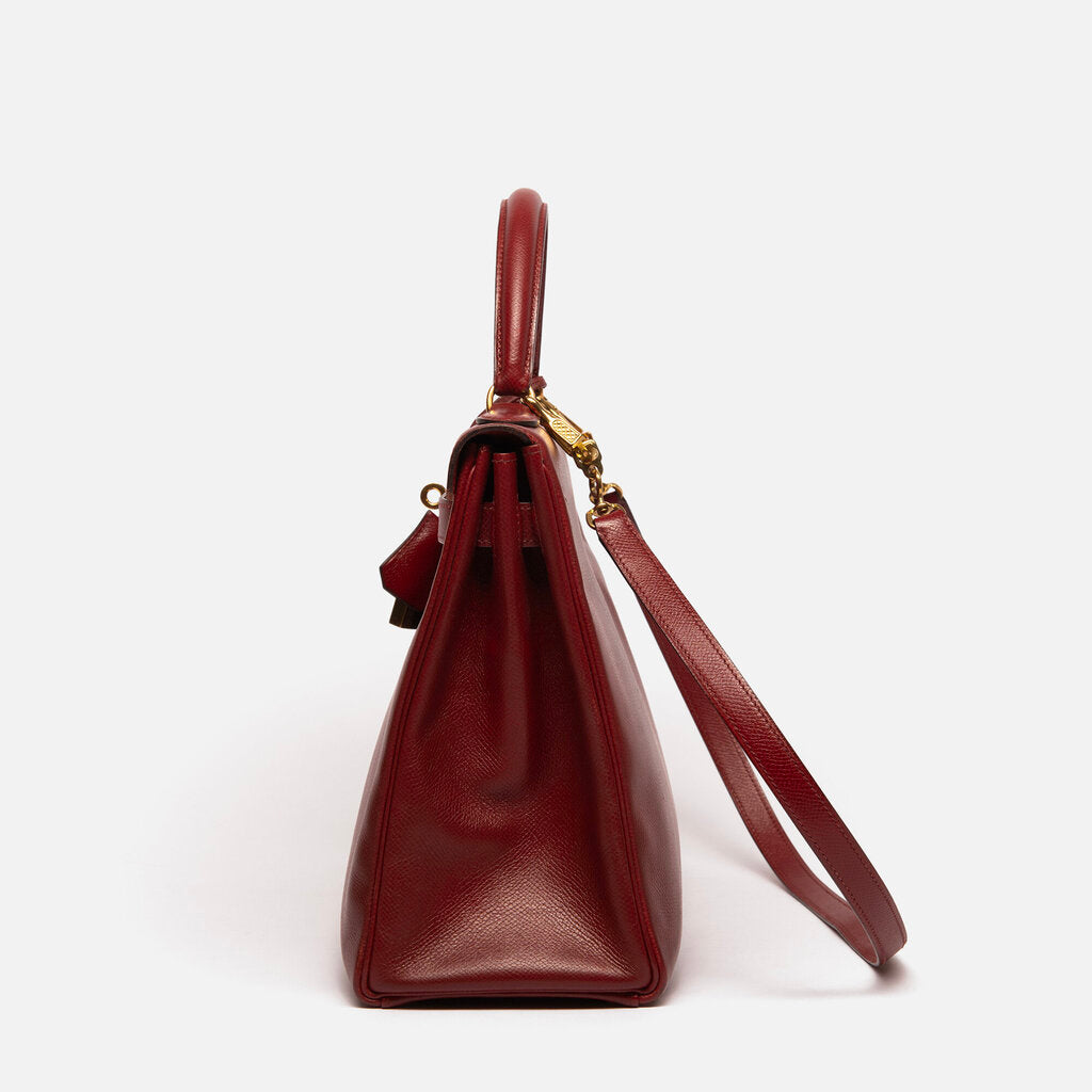Hermes Rouge H Kelly 32 GHW