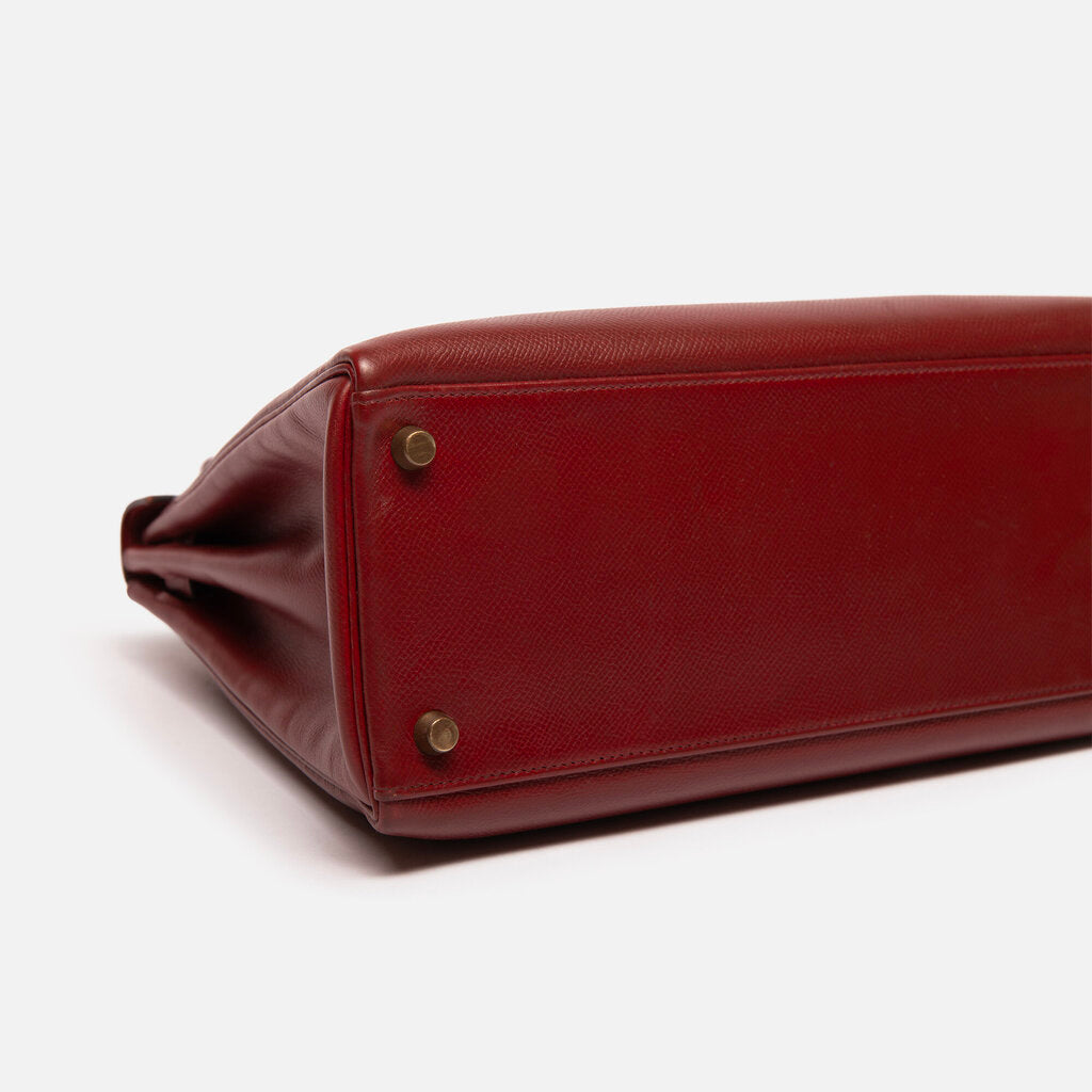 Hermes Rouge H Kelly 32 GHW