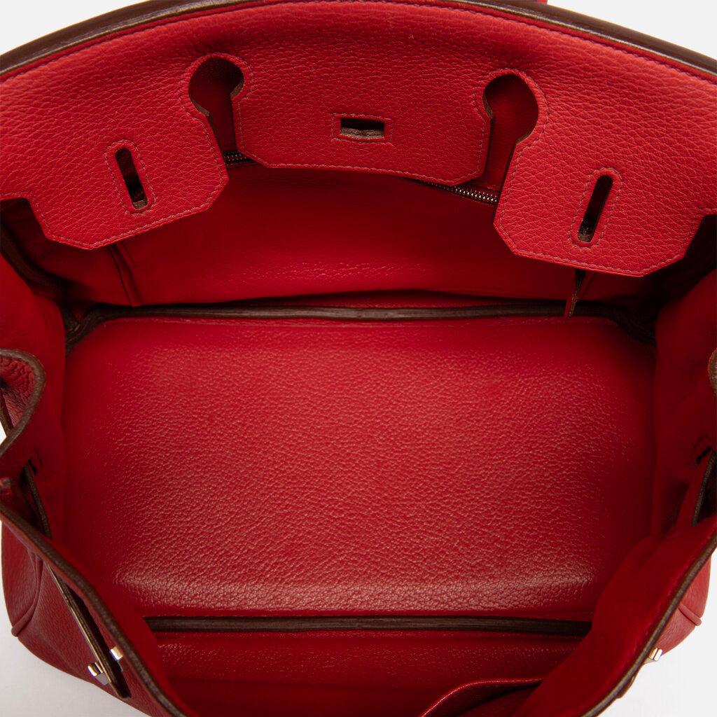 Hermes Rouge Pivoine Togo Birkin 30 PHW (2010)
