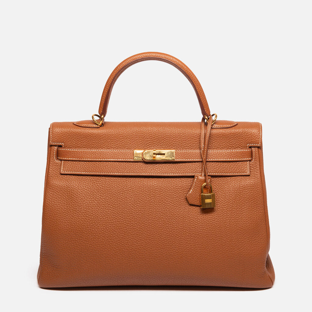 Hermes Togo Gold Kelly 35 GHW (2009)