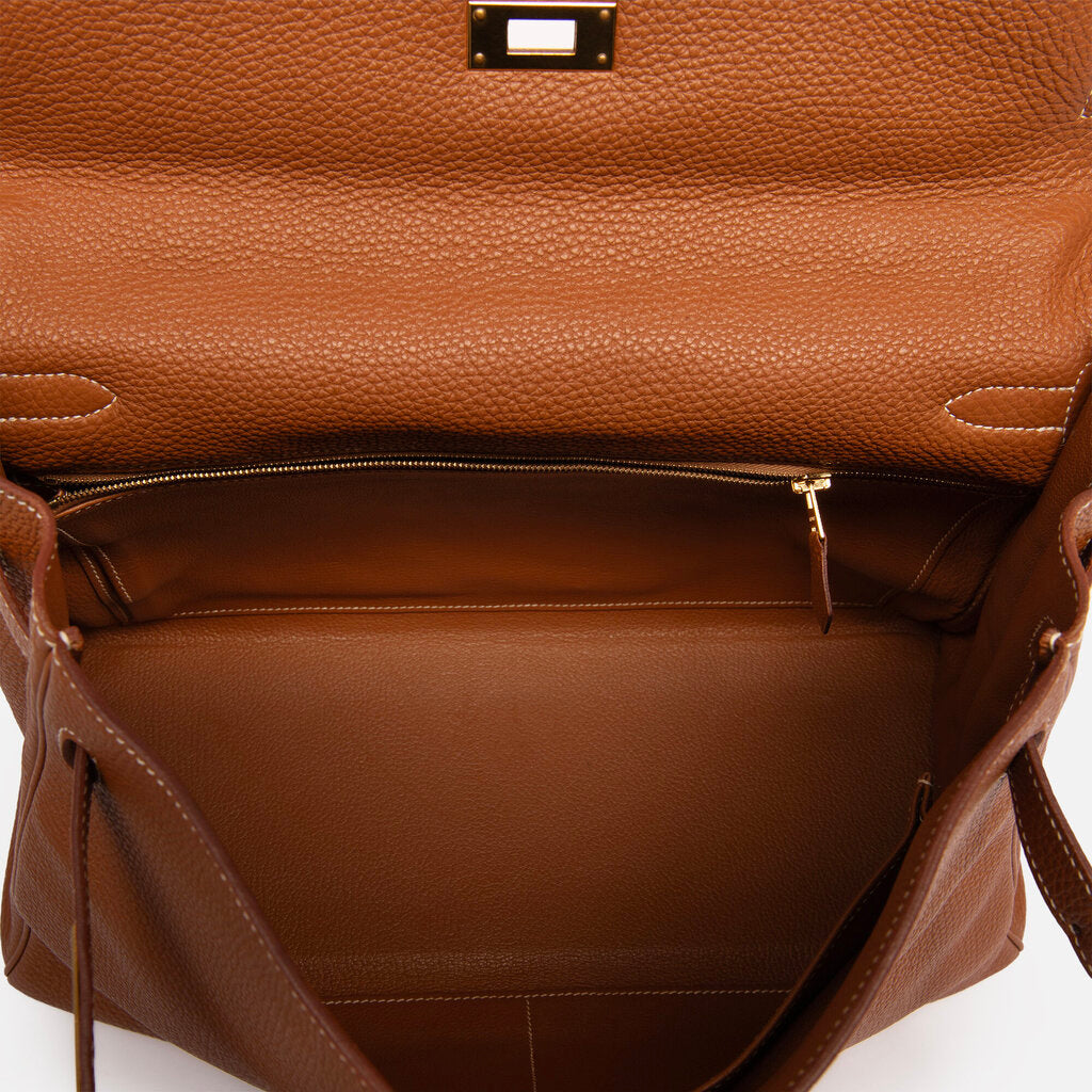 Hermes Togo Gold Kelly 35 GHW (2009)