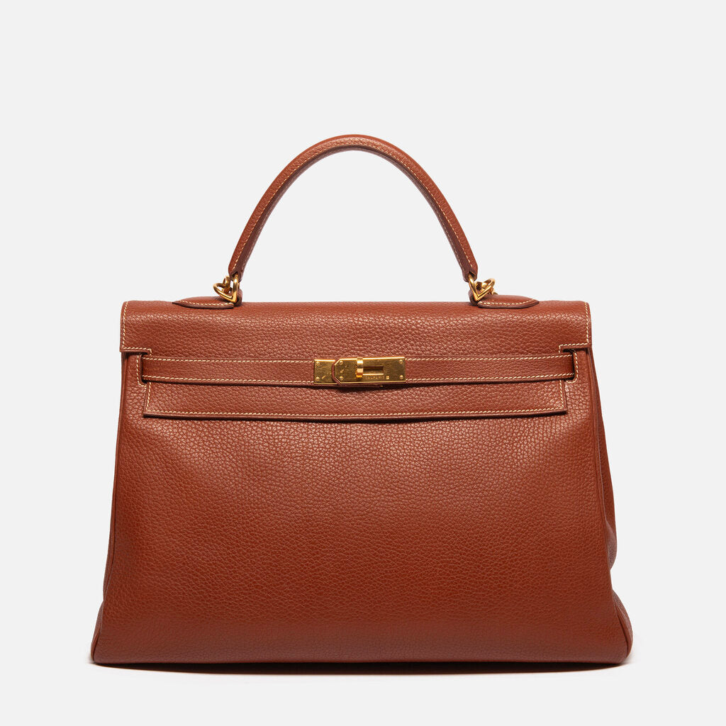 Hermes Brown Togo Kelly 36 GHW