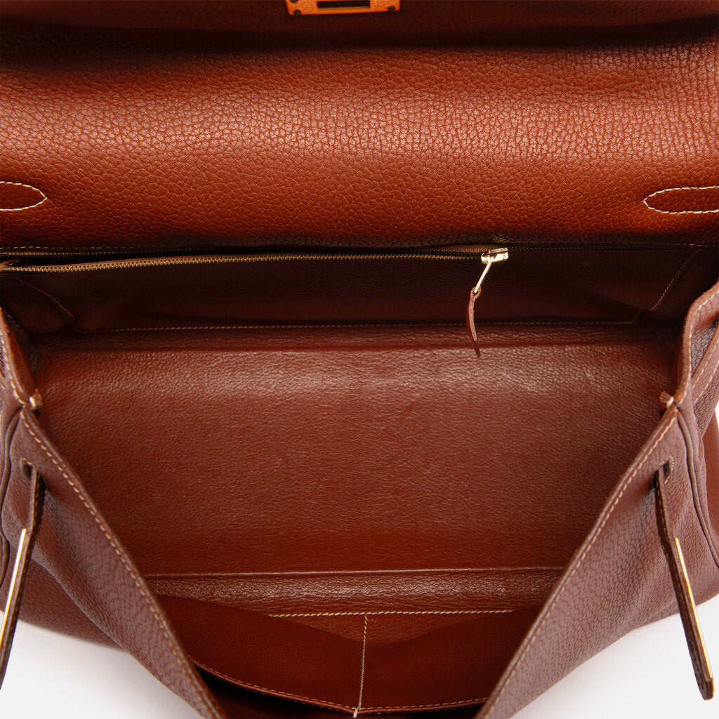 Hermes Brown Togo Kelly 36 GHW