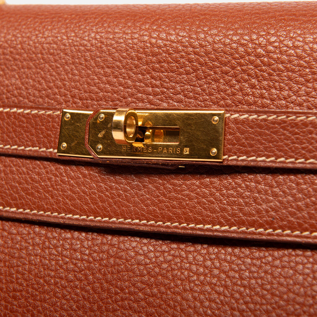 Hermes Brown Togo Kelly 36 GHW