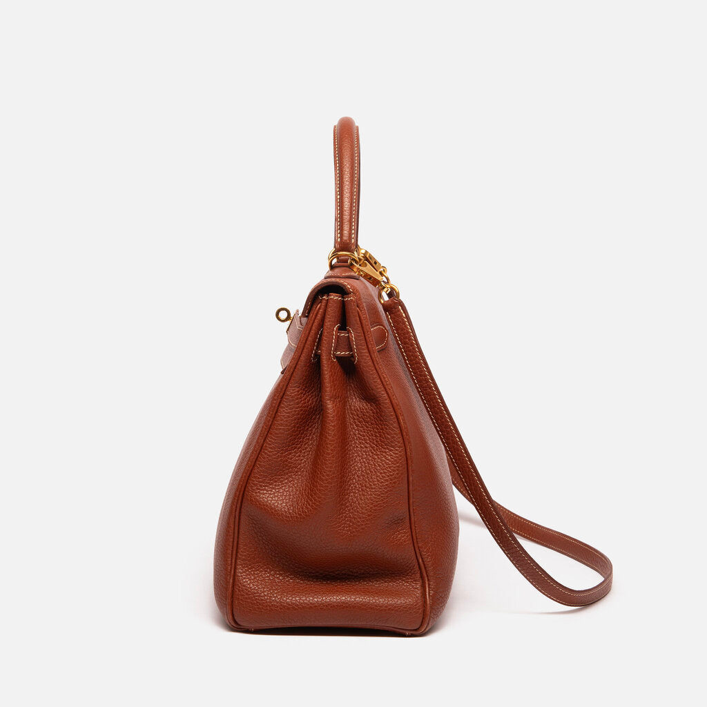 Hermes Brown Togo Kelly 36 GHW