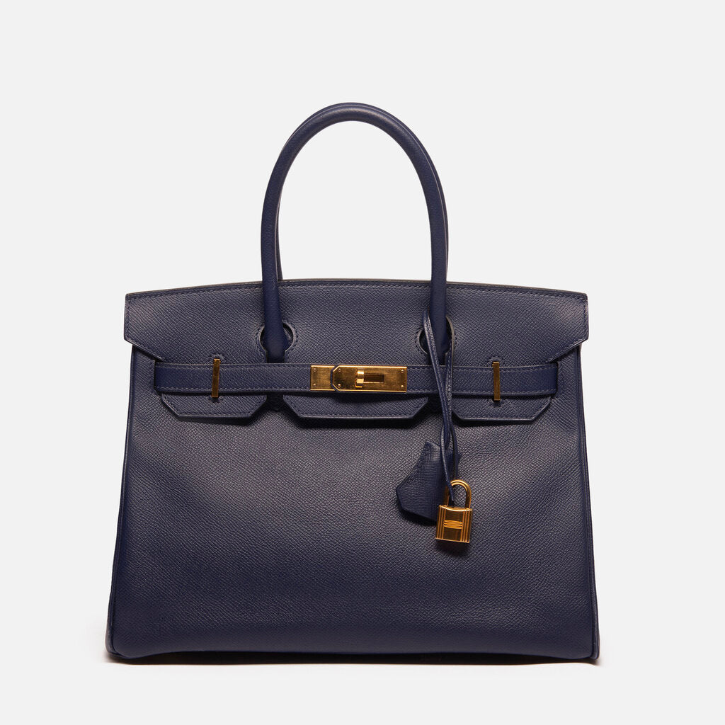 Hermes Blue Sapphire Epsom Birkin 30 GHW (2016)