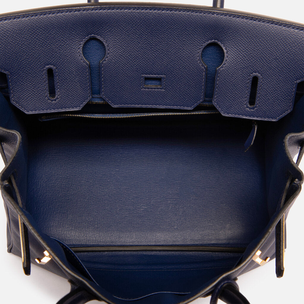 Hermes Blue Sapphire Epsom Birkin 30 GHW (2016)