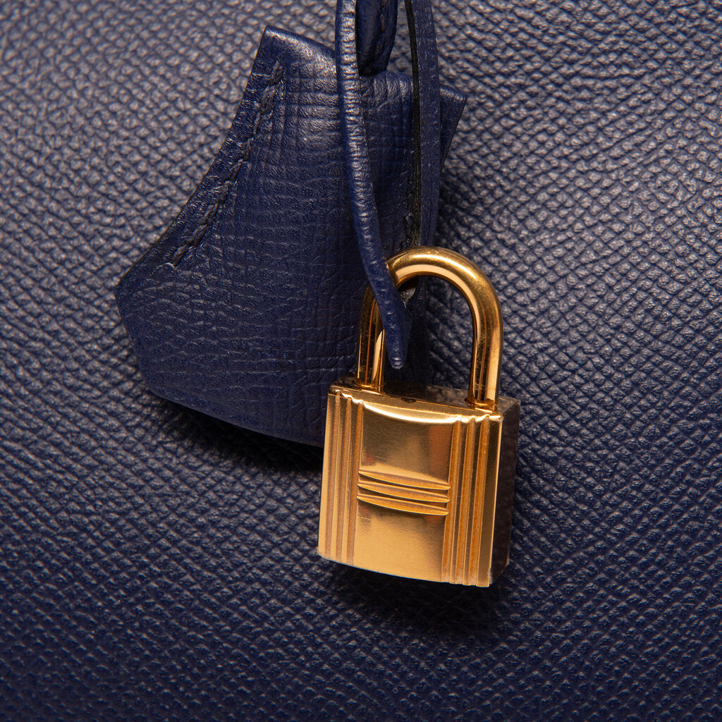 Hermes Blue Sapphire Epsom Birkin 30 GHW (2016)