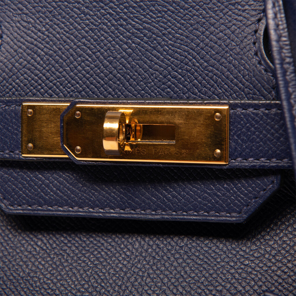 Hermes Blue Sapphire Epsom Birkin 30 GHW (2016)