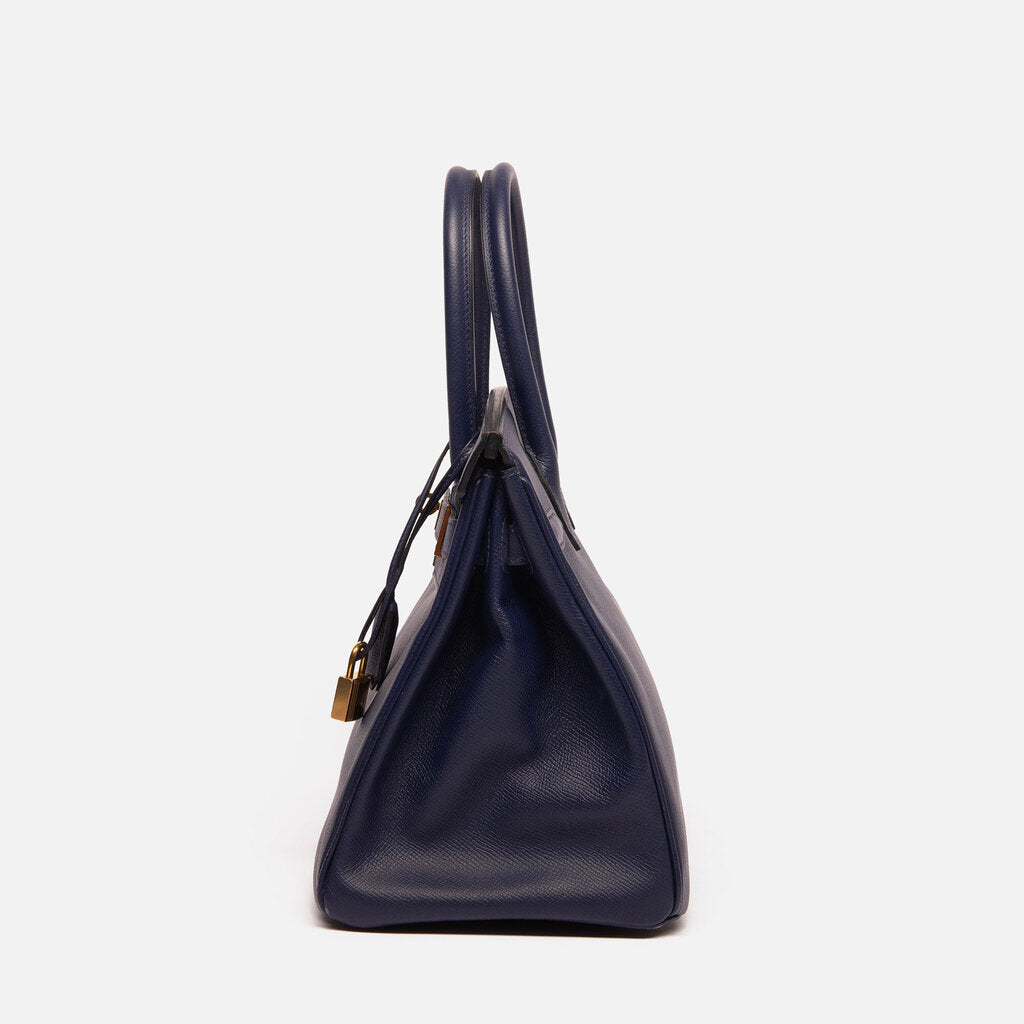 Hermes Blue Sapphire Epsom Birkin 30 GHW (2016)
