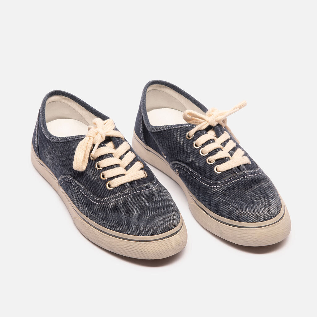 Re/Done Denim 70s Low Top Skate Sneakers