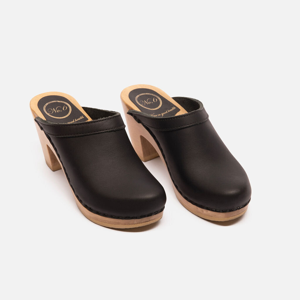 No. 6 Store Black Clogs