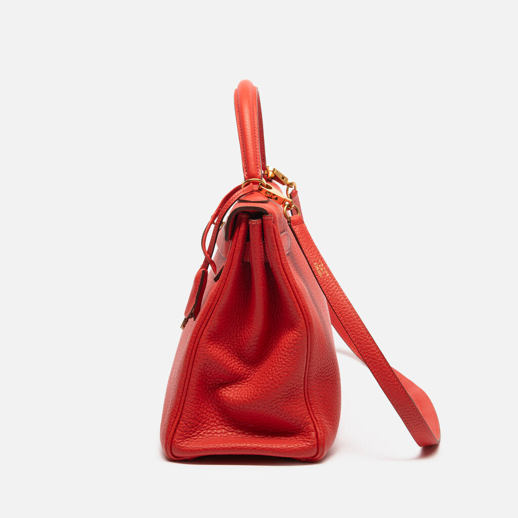 Hermes Poppy Togo Kelly 32 GHW (2014)