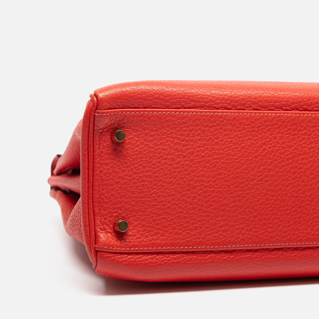 Hermes Poppy Togo Kelly 32 GHW (2014)