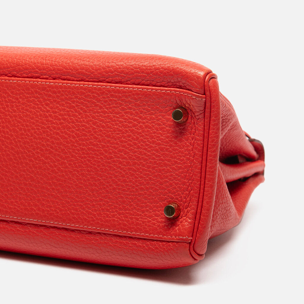 Hermes Poppy Togo Kelly 32 GHW (2014)