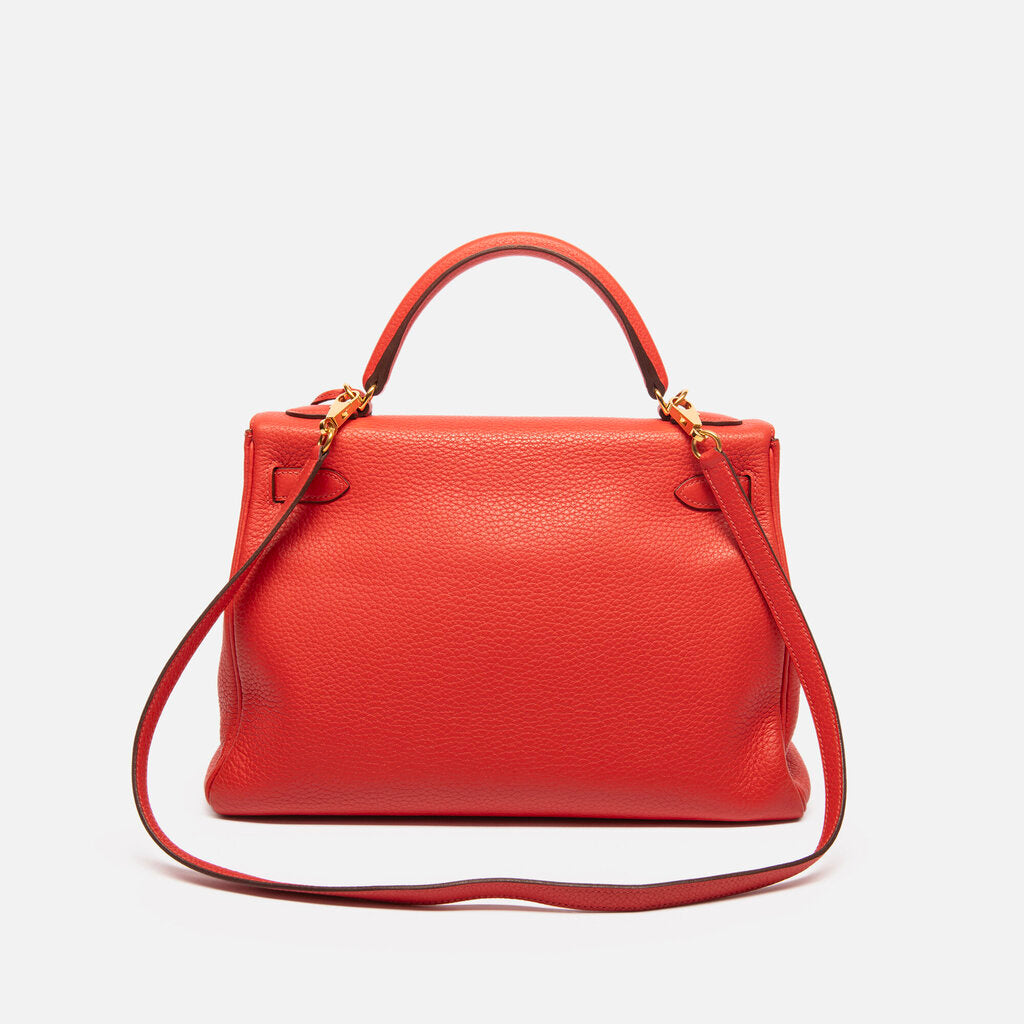 Hermes Poppy Togo Kelly 32 GHW (2014)